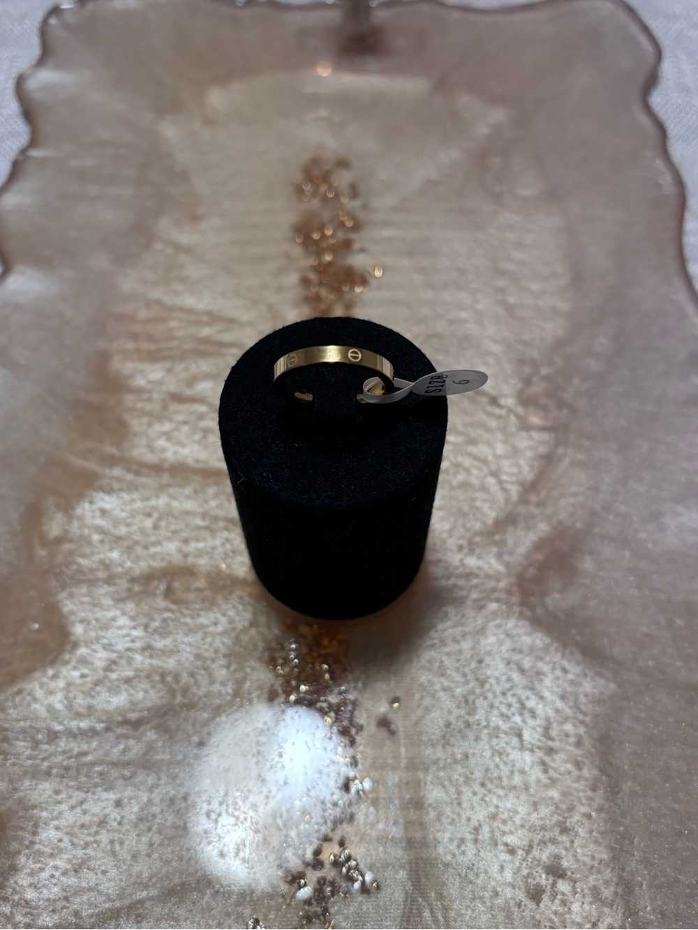 Gold Tone Women's Ring Size 6